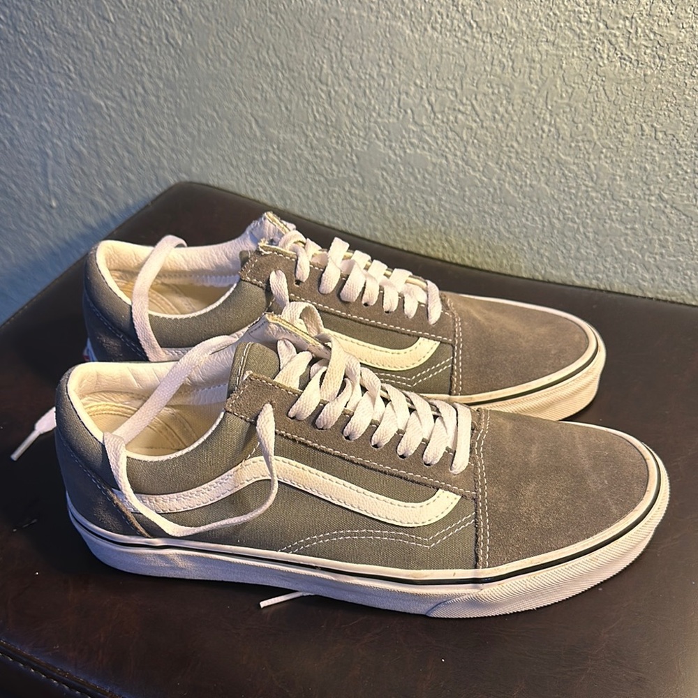 Vans Men's Gray Canvas Sneakers